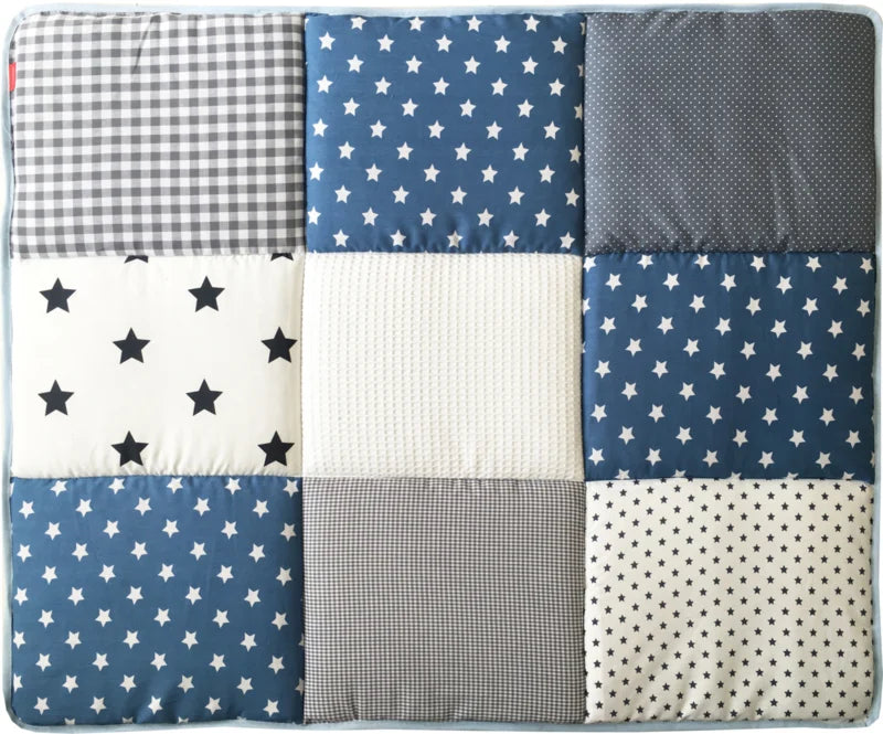Boxkleed 70x90 75x90 75x95 80x80 80x100 100x100 Rond 90/95 cm Sterren Jeans blauw