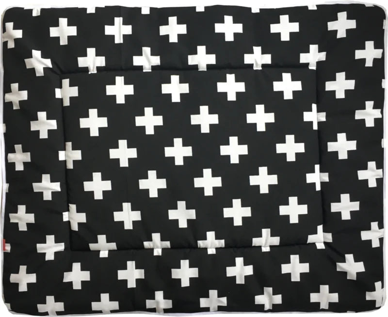Boxkleed 70x90 75x90 75x95 80x80 80x100 100x100 Rond 90/95 cm Plusjes ZwartWit
