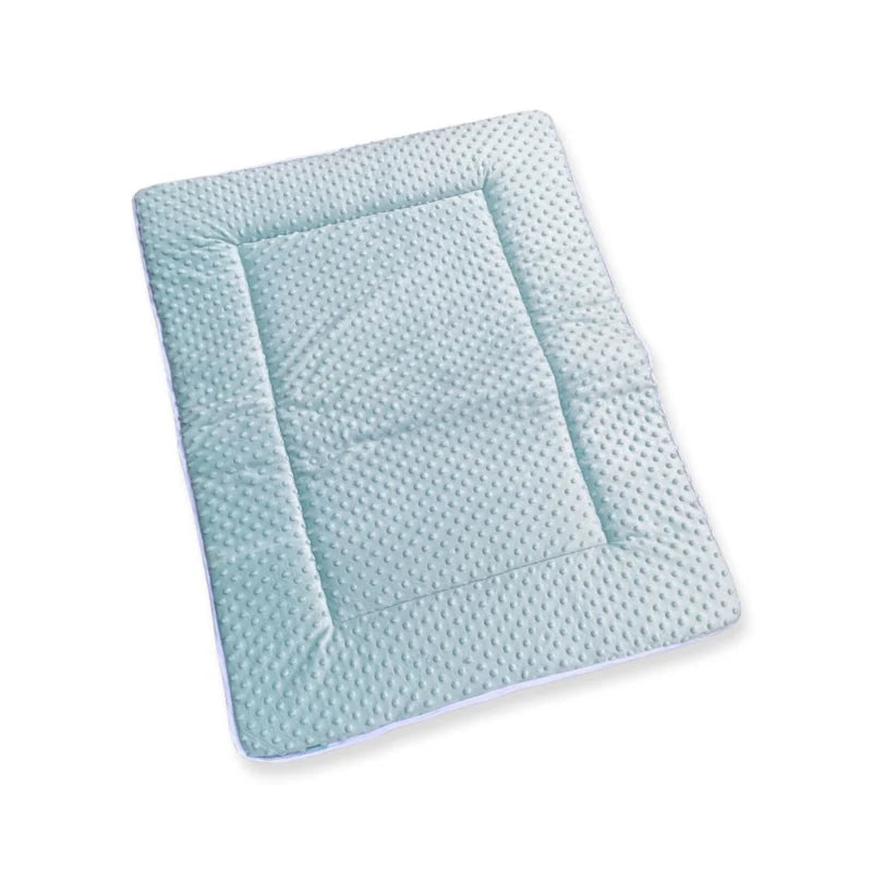 Boxkleed 70x90 75x90 75x95 80x80 80x100 100x100 Rond 90/95 cm Minky Zeegroen / Poedergroen
