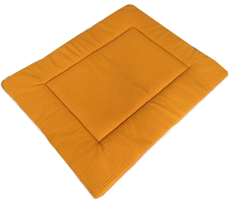 Boxkleed 70x90 75x90 75x95 80x80 80x100 100x100 Rond 90/95 cm Wafel Oker Mosterdgeel