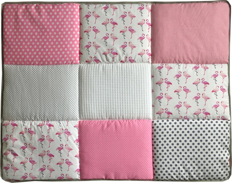 Boxkleed 70x90 75x90 75x95 80x80 80x100 100x100 Rond 90/95 cm Flamingo's Roze