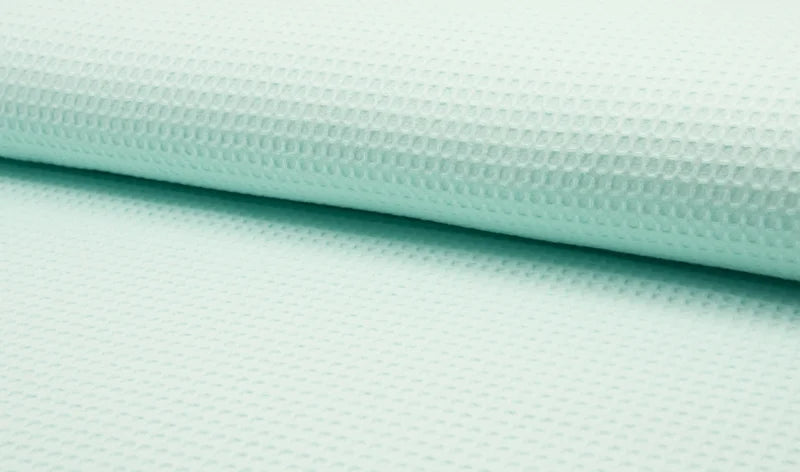 Boxkleed 70x90 75x90 75x95 80x80 80x100 100x100 Rond 90/95 cm Wafelstof Mintgroen