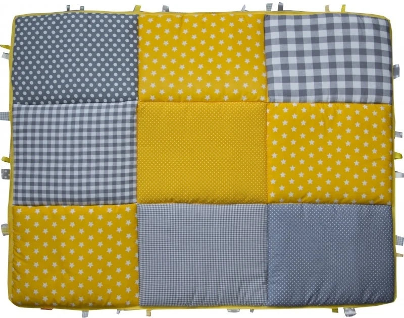 Boxkleed 70x90 75x90 75x95 80x80 80x100 100x100 Rond 90/95 cm Gele Sterren