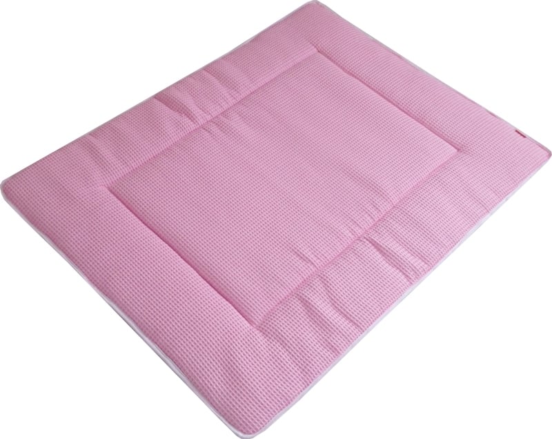 Boxkleed 70x90 75x90 75x95 80x80 80x100 100x100 Rond 90/95 cm Wafelstof Roze